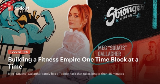 How Meg Gallagher Builds Her Fitness Business with Time Blocking